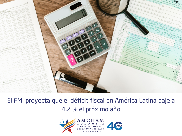 El FMI proyecta que el déficit fiscal en América Latina baje a 4,2 % el próximo año