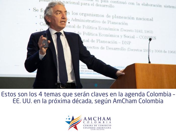 Estos son los 4 temas que serán claves en la agenda Colombia – EE. UU. en la próxima década, según AmCham Colombia