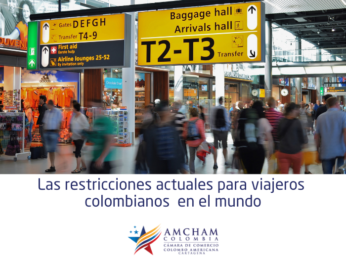 Las restricciones actuales para viajeros colombianos en el mundo