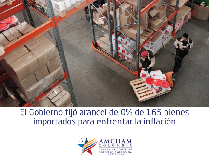 El Gobierno fijó arancel de 0% de 165 bienes importados para enfrentar la inflación