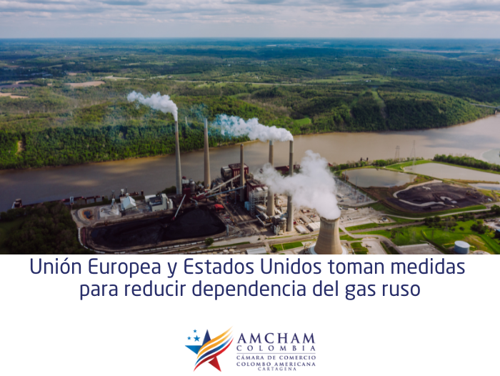 Unión Europea y Estados Unidos toman medidas para reducir dependencia del gas ruso