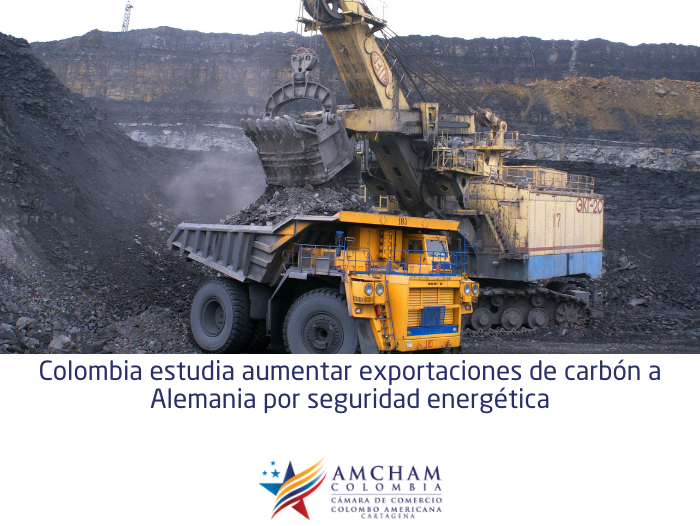 Colombia estudia aumentar exportaciones de carbón a Alemania por seguridad energética
