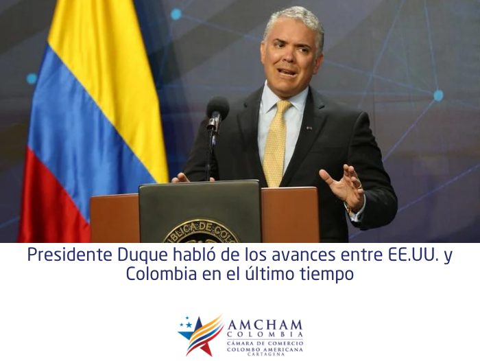 Presidente Duque habló de los avances entre EE.UU. y Colombia en el último tiempo