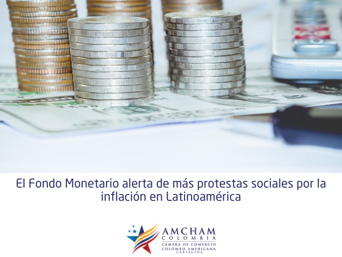 El Fondo Monetario alerta de más protestas sociales por la inflación en Latinoamérica