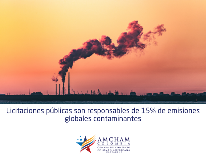 Licitaciones públicas son responsables de 15% de emisiones globales contaminantes