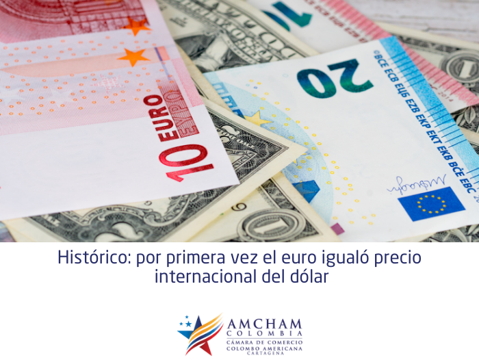 Histórico: por primera vez el euro igualó precio internacional del dólar