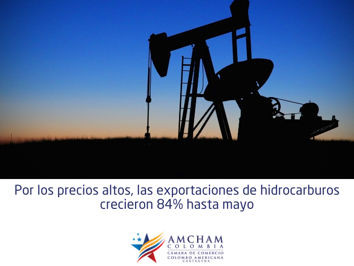 Por los precios altos, las exportaciones de hidrocarburos crecieron 84% hasta mayo