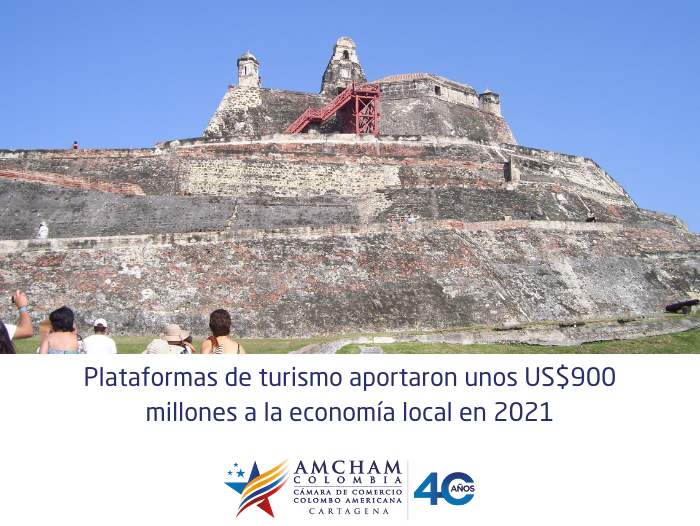Plataformas de turismo aportaron unos US$900 millones a la economía local en 2021