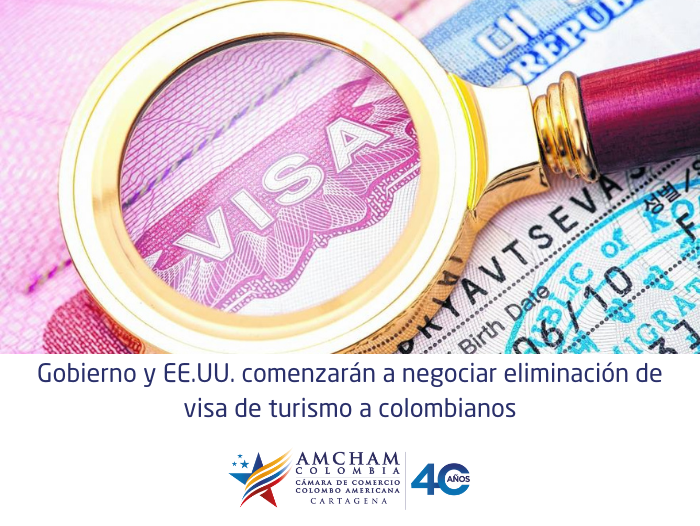 Gobierno y EE.UU. comenzarán a negociar eliminación de visa de turismo a colombianos