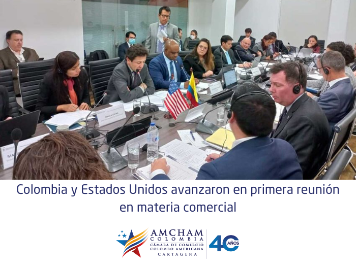 Colombia y Estados Unidos avanzaron en primera reunión en materia comercial