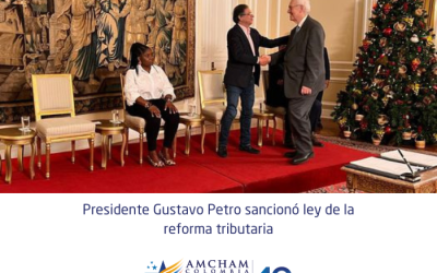 Presidente Gustavo Petro sancionó ley de la reforma tributaria