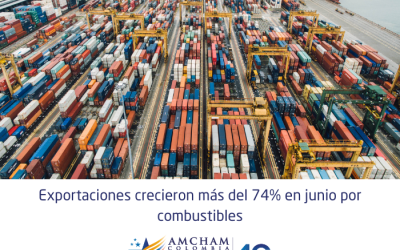 Exportaciones crecieron más del 74% en junio por combustibles