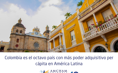 Colombia es el octavo país con más poder adquisitivo per cápita en América Latina
