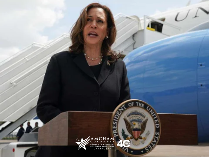 Kamala Harris elevaría impuesto corporativo de 21% a 28% si gana las presidenciales