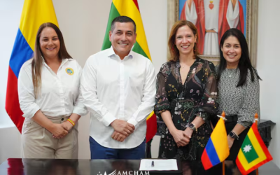 Alcaldía y Cámara Colombo Americana firmaron acuerdo para impulsar economía de Cartagena