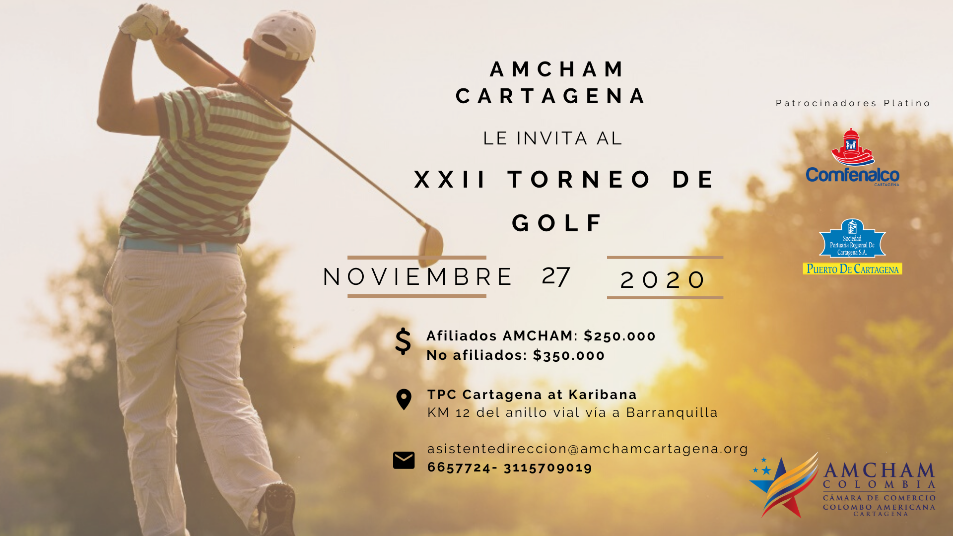 XXII Torneo de Golf Amcham Cartagena