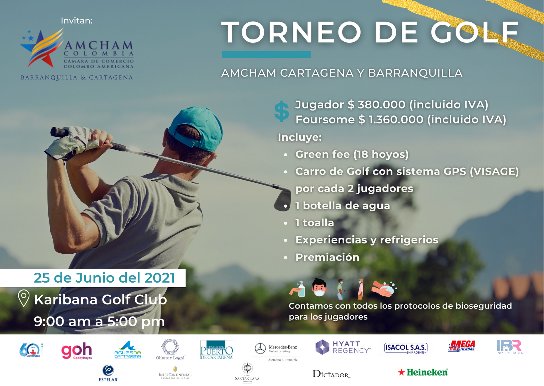 Torneo de Golf Amcham Cartagena & Barranquilla