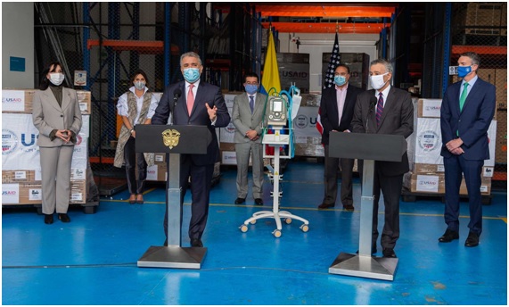 Gobierno de EE.UU dona 200 ventiladores mecánicos a Colombia